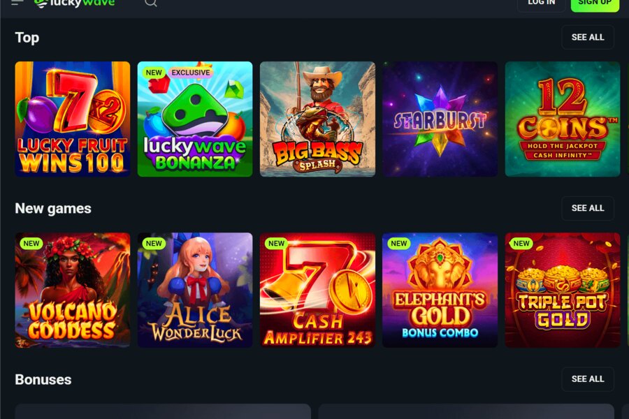 Luckywave Casino No Deposit Bonus: Join and Play Free Today